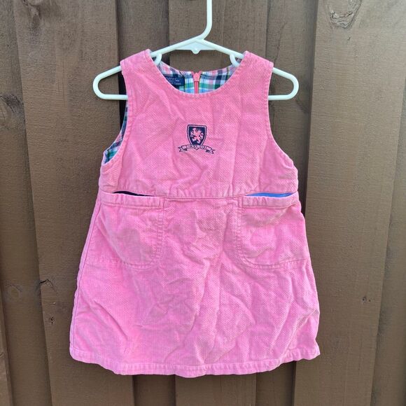Tommy Hilfiger Other - Vintage Tommy Hilfiger velvety pink 100% cotton dress Tommy toddler girl size 3